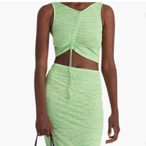 Paloma Wool cinch-able crop tank small